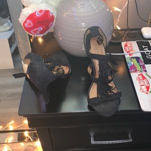 Black heels, size 8. By Christian Siriano